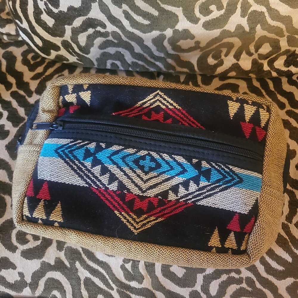 NWOT El Paso Saddle Company Tapesty Toiletry Bag